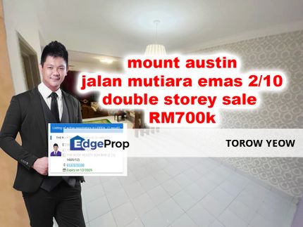 Taman mount austin double storey, Johor, Johor Bahru