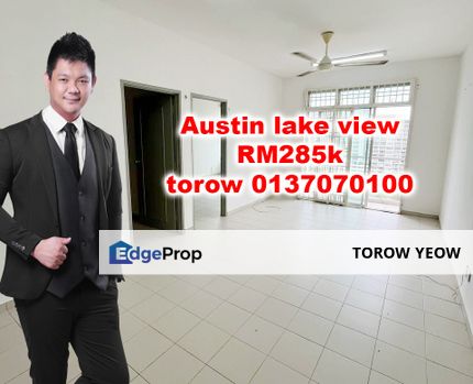 austin lake view full loan unit, Johor, Johor Bahru