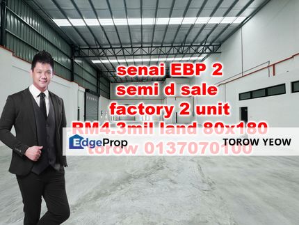 EBP semi d factory sale , Johor, Senai
