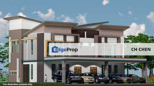 New Double Storey Semi-D @ Bukit Rambai for Sale, Melaka, Bukit Rambai