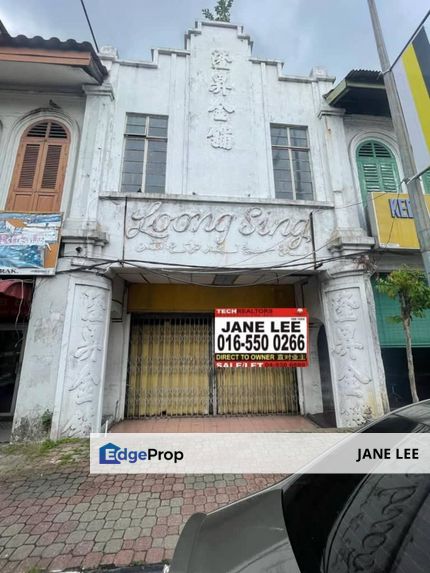 Ipoh Town facing main road double storey Shoplo, Perak, Ipoh