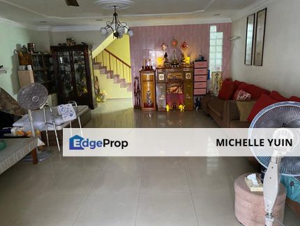Double storey terrace landed house Taman Wangsa Permai Kepong Sungai Buloh intermediate extended kitchen, Kuala Lumpur, Kepong