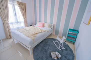 Saville Kajang Jalan Reko freehold 2rooms 2carparks airbnb nice design renovation