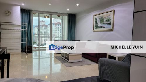 Mutiara Upper East Desa Pandan fully furnished 3rooms 3baths 2carparks balcony walk to LRT MRT, Kuala Lumpur, Desa Pandan