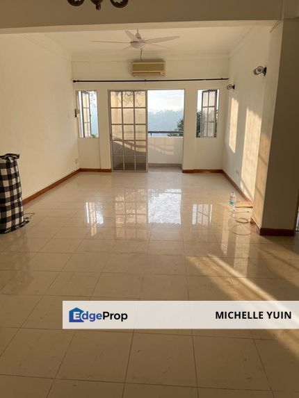 Menara Mutiara condominium Ampang 2R2B 1cp Taman TAR new floor tile toilet Jln 11 uphill low density Ulu Kelang ready now Ukay, Selangor, Ampang