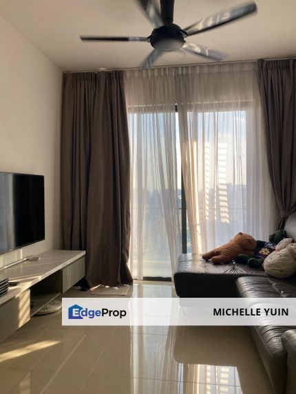 United Point Residence Segambut almost fully furnished Sri Sinar 3R2B Bintang 2cp side by side North Kiara ready Kepong Menjalara high floor pool view, Kuala Lumpur, Segambut