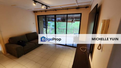 Bangsar Puteri condo partial furnished Maarof 2R2B 1cp Medan Serai ready now Pusat Bandar Damansara garden view Kapas low floor Bandaraya, Kuala Lumpur, Bangsar