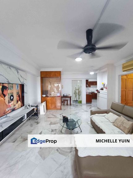 Pangsapuri Seri Gembira Jalan Ipoh freehold MRT Kentonmen 4R3B 1cp Bamboo Hills tenanted now Batu facing North partial furnished Segambut mid floor , Kuala Lumpur, Jalan Ipoh