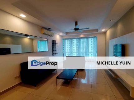 Aston Kiara 3 condo Mont Kiara fully furnished Sri Hartamas 3+1 room Segambut Dalam 3baths Dutamas 2cp @ Ground floor North high floor  low density, Kuala Lumpur, Mont Kiara