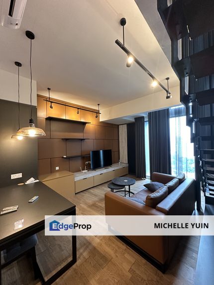 TWY Duplex condo Mont Kiara fully furnished KL Metropolis middle floor Duta Kiara 1carpark Segambut ready now Dutamas low density Hartamas, Kuala Lumpur, Mont Kiara