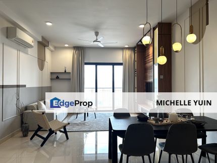 Seresta Bandar Sri Damansara fully furnished Persiaran Meranti with balcony Foresta 3+1Rooms 3baths Bukit Lanjan 2carparks ready now Timur Barat, Selangor, Bandar Sri Damansara