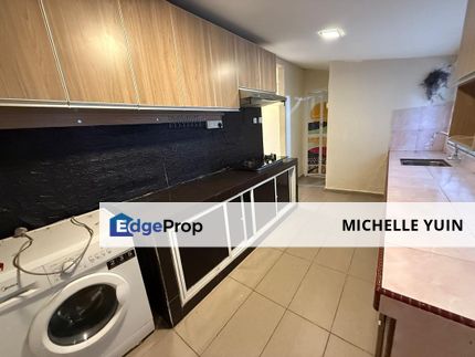 Taman Desa Jaya Single Storey terrace landed house Daya Ehsan 3rooms Utama 1bath 1toilet Usaha partial furnish Sri Damansara renovated modern design , Selangor, Kepong