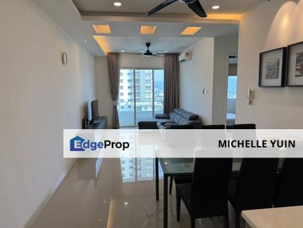 Scenaria condo North Kiara Hills Segambut fully furnished Sri Sinar with balcony Bintang ready now Duta Kiara high floor Hartamas Mont 3R2B 2cp side , Kuala Lumpur, Segambut
