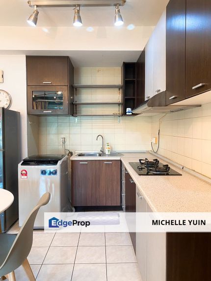 Riana Green condominium fully furnished Persiaran Tropicana 1R1B 1cp Kota Damansara id design MRT Surian vacant 21st sept Mutiara low dens Sunway Giza, Selangor, Tropicana