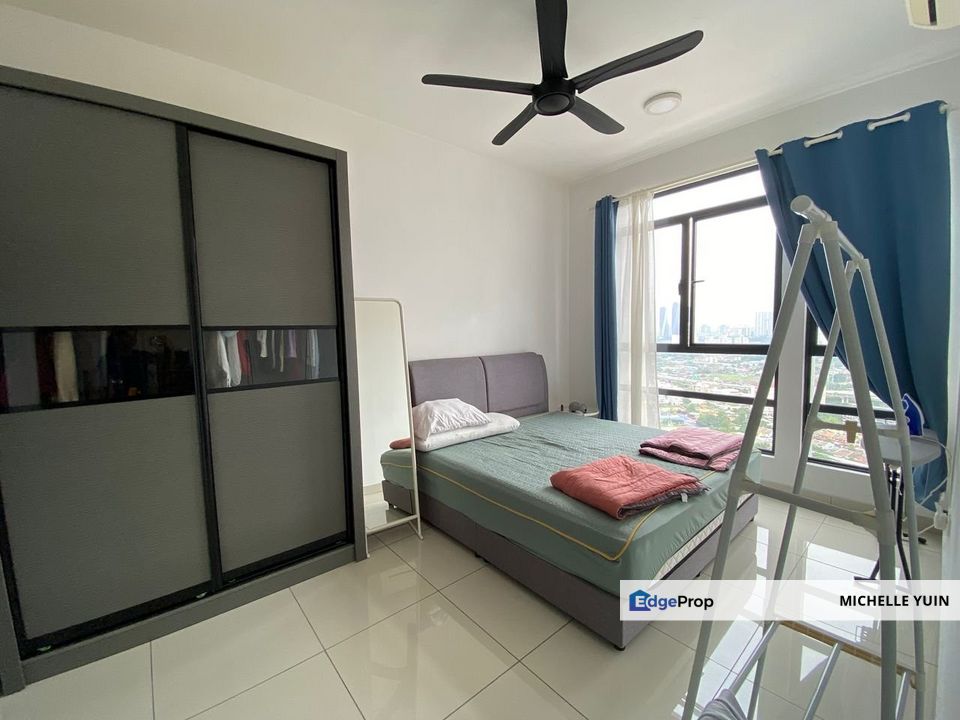 Legend Heights condominium Taman Sri Segambut fully furnished Kepong Jinjang 4rooms Sinar 2bath Bintang 2carparks ready now actual unit photo spacious, Kuala Lumpur, Segambut