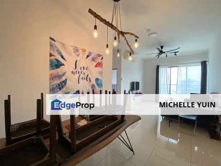 Legend Heights condominium Taman Sri Segambut fully furnished Kepong Jinjang 4rooms Sinar 2bath Bintang 2carparks ready now actual unit photo spacious, Kuala Lumpur, Segambut