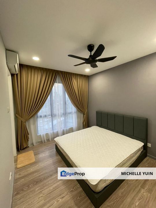 United Point Residence Fully furnished North Kiara 2+1room 2bath Segambut Dalam 2cps Kepong Menjalara facing KLCC directly connected to mall Dutamas, Kuala Lumpur, Segambut