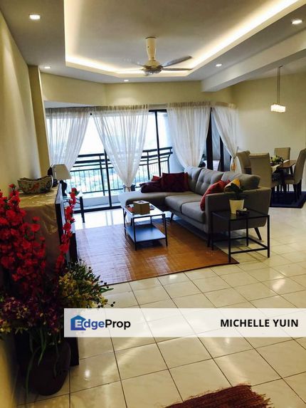 Bangsar Heights condominium Bukit Pantai fully furnished Kaloi 3R3B Ara corner lot Terasek 1cp Telawi vacant dec 2025 Kerinchi low density Universiti , Kuala Lumpur, Bangsar