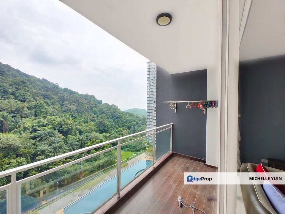 Foresta condo Bandar Sri Damansara partial furnished Persiaran Meranti corner lot Kepong 4R3B Kota 2cp Aman Puri facing pool and forest Desa spacious , Selangor, Bandar Sri Damansara