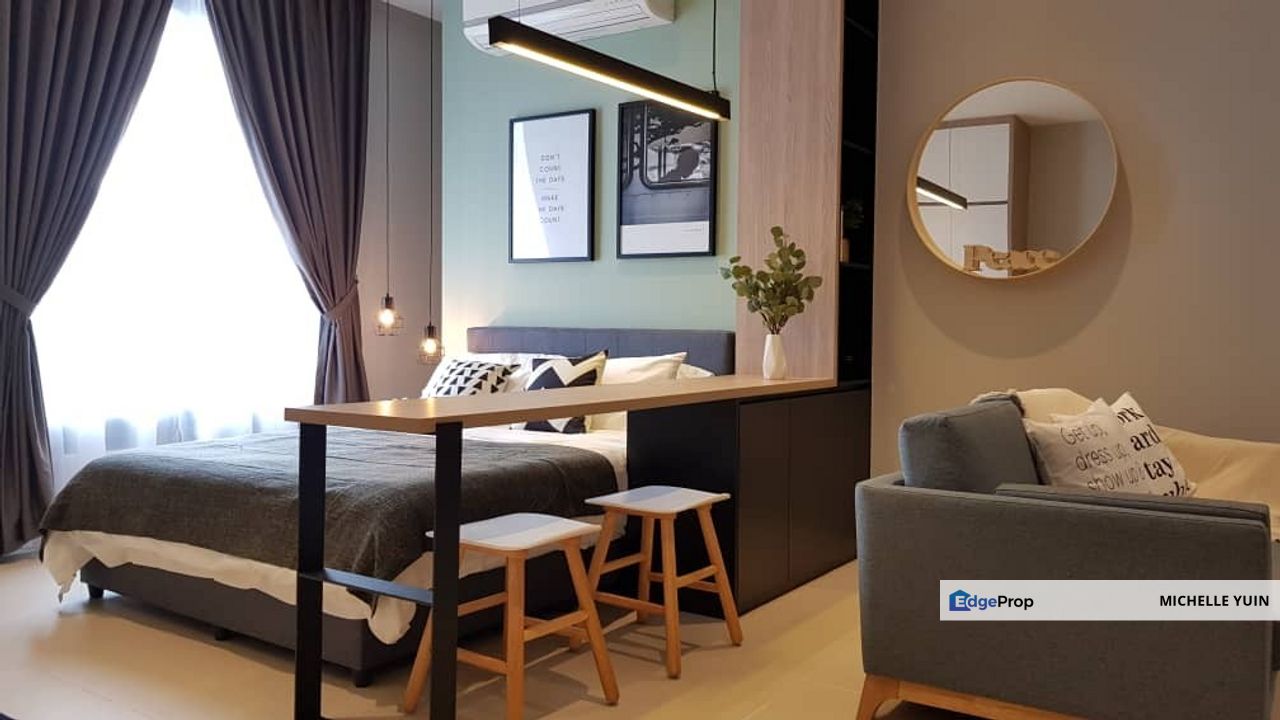 Arcoris Residences SOHO fully furnish Mont Kiara 1carpark Sunway 163 mall ready Dec 2025 Desa Sri Hartamas id design Duta actual pic Pelangi Segambut, Kuala Lumpur, Mont Kiara