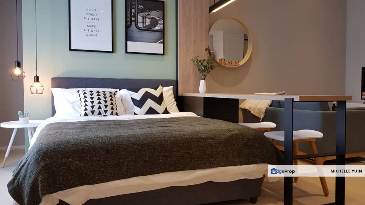 Arcoris Residences SOHO fully furnish Mont Kiara 1carpark Sunway 163 mall ready Dec 2025 Desa Sri Hartamas id design Duta actual pic Pelangi Segambut, Kuala Lumpur, Mont Kiara