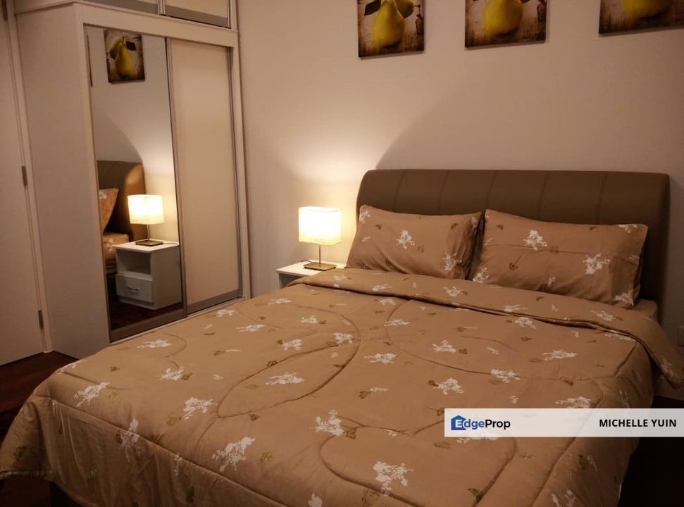 Verdana condominium North Kiara fully furnished Dutamas 3R3B Segambut 2carparks Mont Kiara ready now KL Metropolis low density Duta international scho, Kuala Lumpur, Dutamas