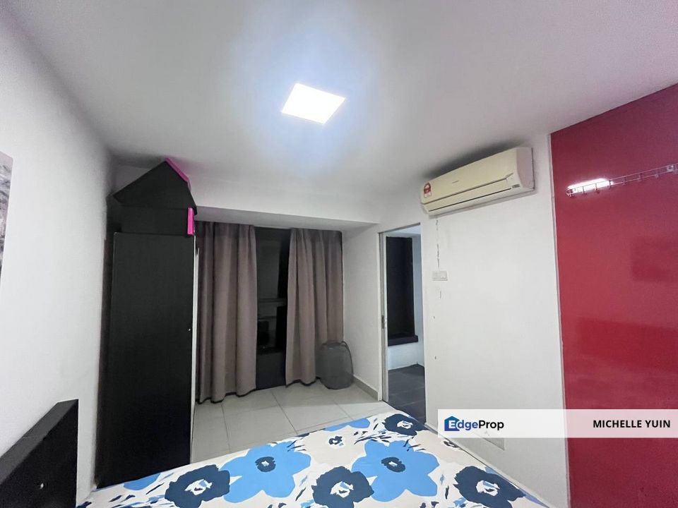 Halo Sunday almost fully furnished Empire City studio PJU connected to Hextar World mall ready now Damansara Perdana private bathroom Neo Ritze invest, Selangor, Damansara Perdana