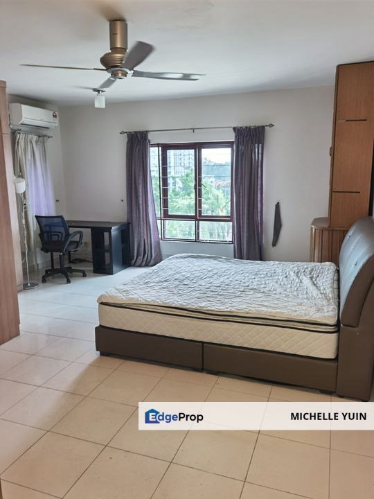 Hartamas Regency 1 fully furnished Dutamas 3+1rooms Desa Sri 3baths Mont Kiara 2carparks North Segambut ready now Duta actual photo International scho, Kuala Lumpur, Dutamas