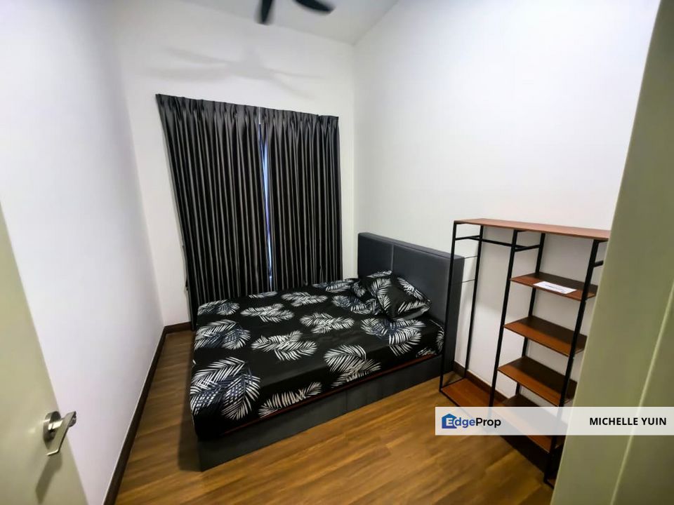 Arunya condo KL North fully furnished Kepong 3R2B Sri Segambut Pintasan 2cp actual photo Jinjang low floor Udang Siar many units for rent with balcony, Kuala Lumpur, Kepong