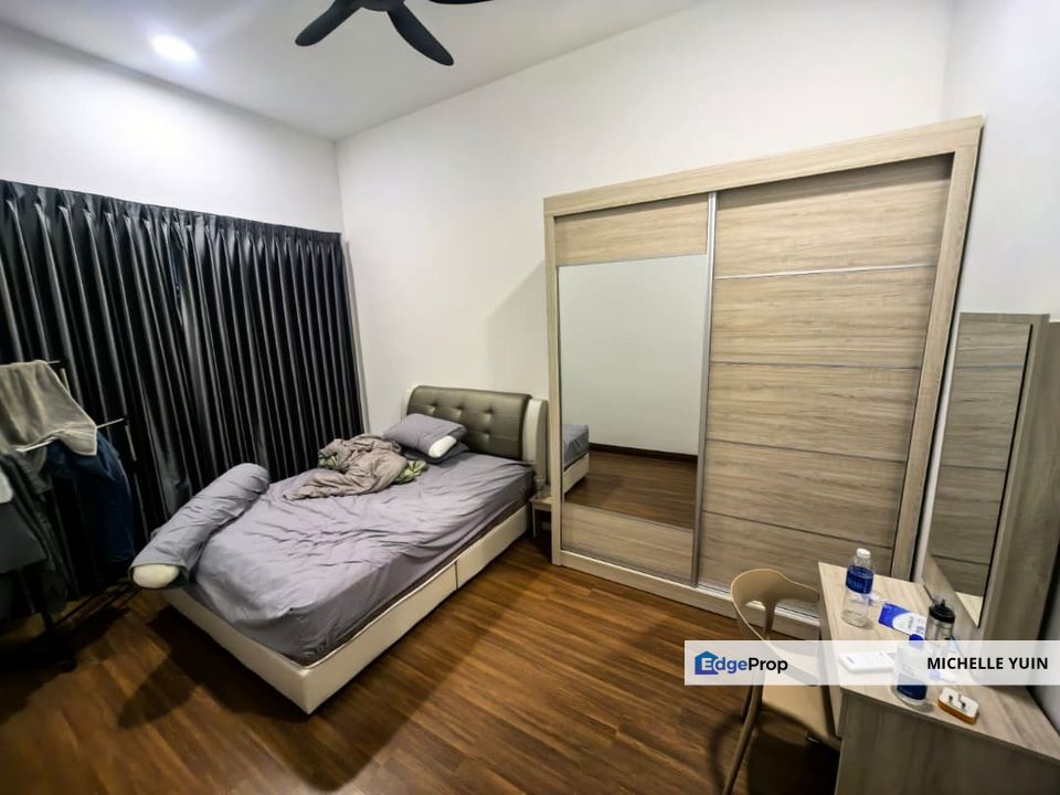 Arunya condo KL North fully furnished Kepong 3R2B Sri Segambut Pintasan 2cp actual photo Jinjang low floor Udang Siar many units for rent with balcony, Kuala Lumpur, Kepong