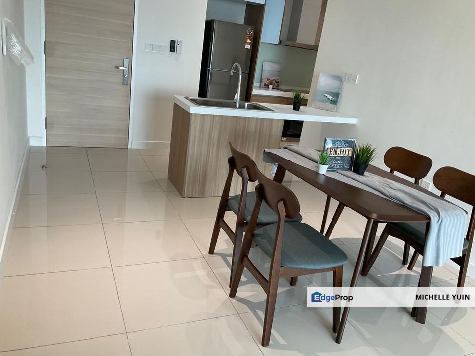 Unio Residence Jalan Kepong fully furnished MRT Jinjang 2R2B Kepong Baru 1carpark Laman Rimbunan Raya actual unit photo Api Ambong few units for rent , Kuala Lumpur, Kepong