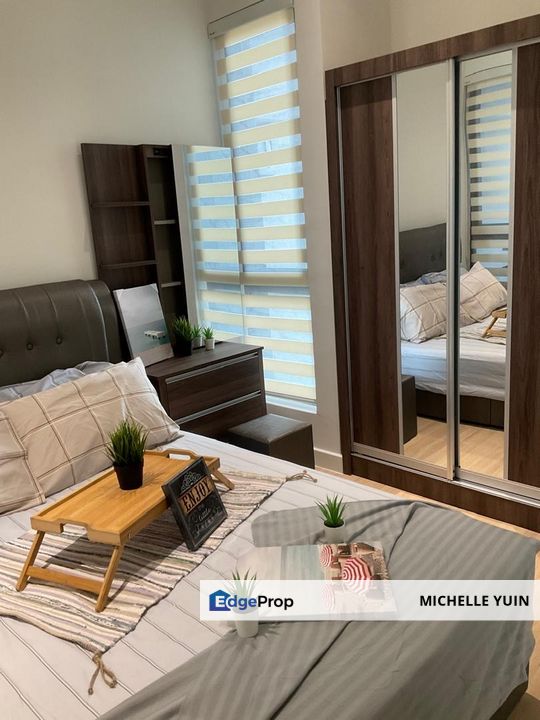 Unio Residence Jalan Kepong fully furnished MRT Jinjang 2R2B Kepong Baru 1carpark Laman Rimbunan Raya actual unit photo Api Ambong few units for rent , Kuala Lumpur, Kepong