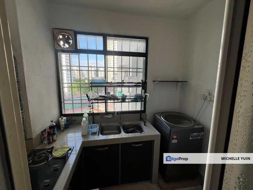 Changkat View condominium Jalan Dutamas Raya freehold Solaris 3R2B Mont Kiara 1cp KL Metropolis partial furnished French International School tenanted, Kuala Lumpur, Dutamas