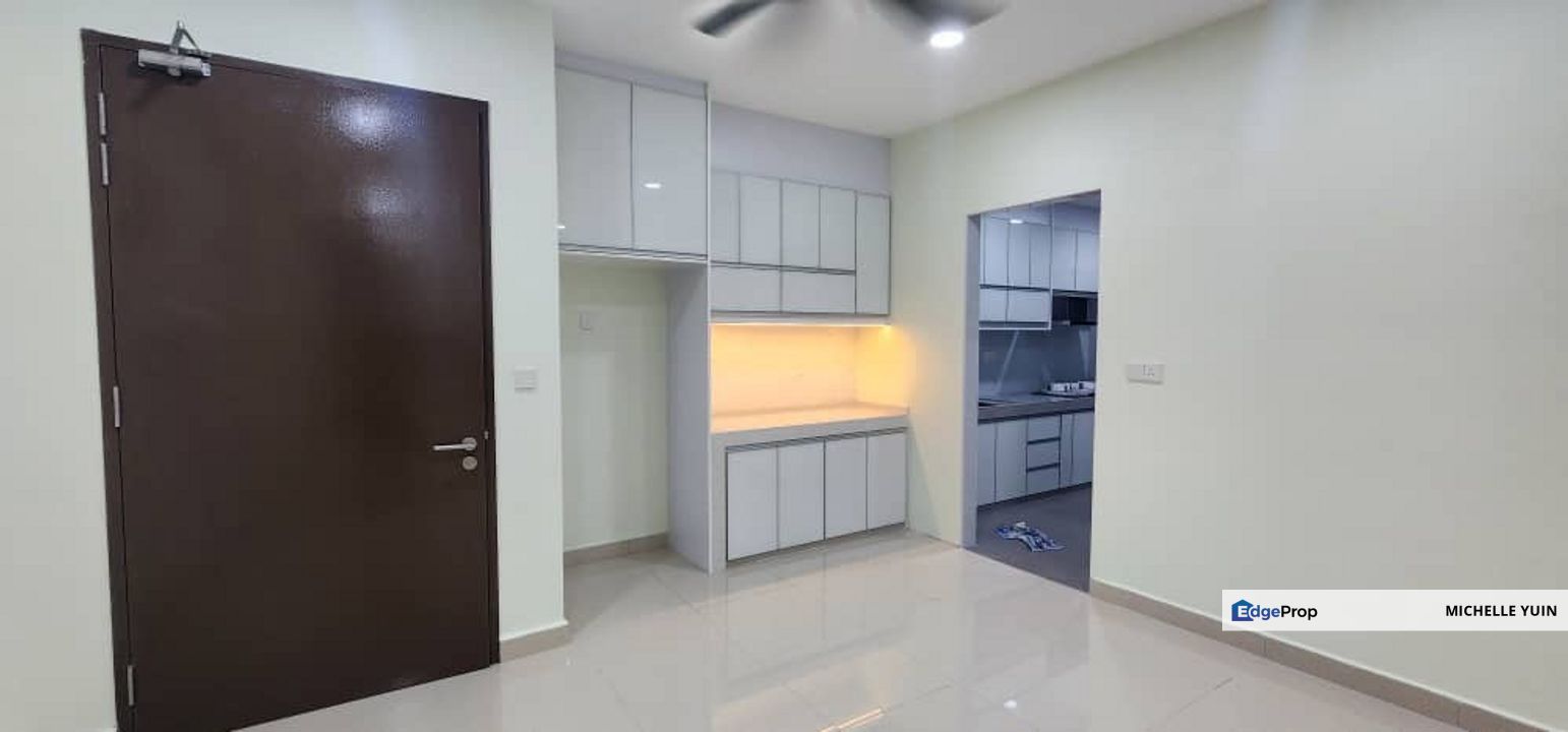 Damansara Seresta condo Bandar Sri partial furnished Meranti 4R3B Bukit Lanjan 2carpark Perdana side Forest Hill ready now Kepong Menjalara actual pic, Selangor, Bandar Sri Damansara