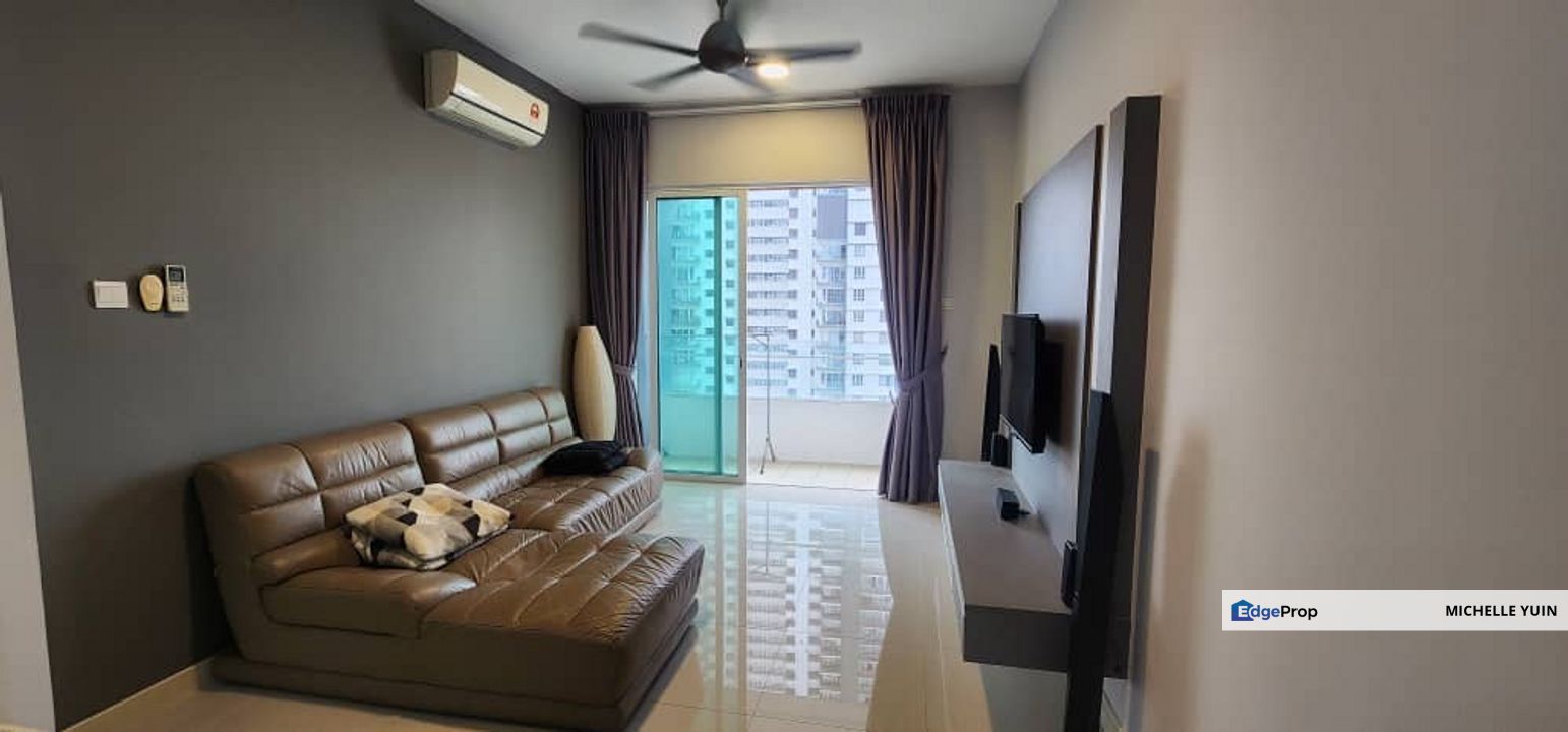 Scenaria condo North Kiara fully furnished Bukit Segambut 3R2B Sri Sinar 2cp side Dutamas actual photo Mont Kiara many units to rent Prima Pelangi , Kuala Lumpur, Segambut