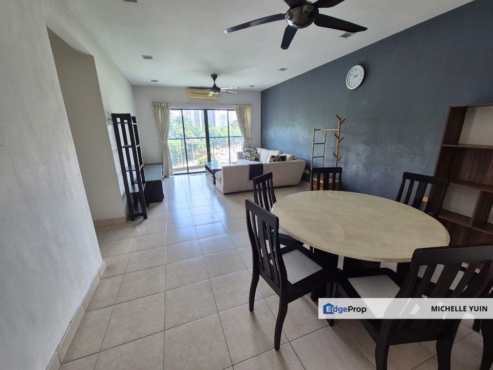 Changkat View condo Jalan Dutamas freehold French International School 3R2B 1cp facing Solaris Dutamas partial furnish Mont Kiara vacan North Segambut, Kuala Lumpur, Dutamas