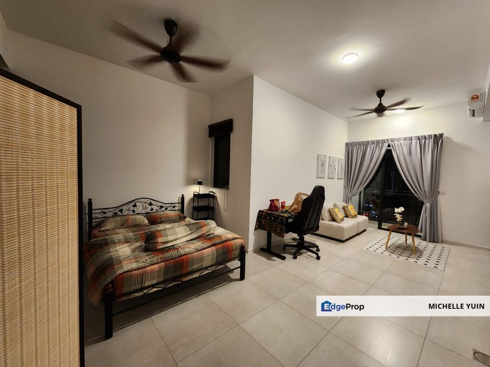 The Pano condo Jalan Ipoh 1R1B Batu Complex Business Centre 1cp fully furnished Sultan Azlan Shah with balcony Sentul West Park actual photo Segambut , Kuala Lumpur, Jalan Ipoh