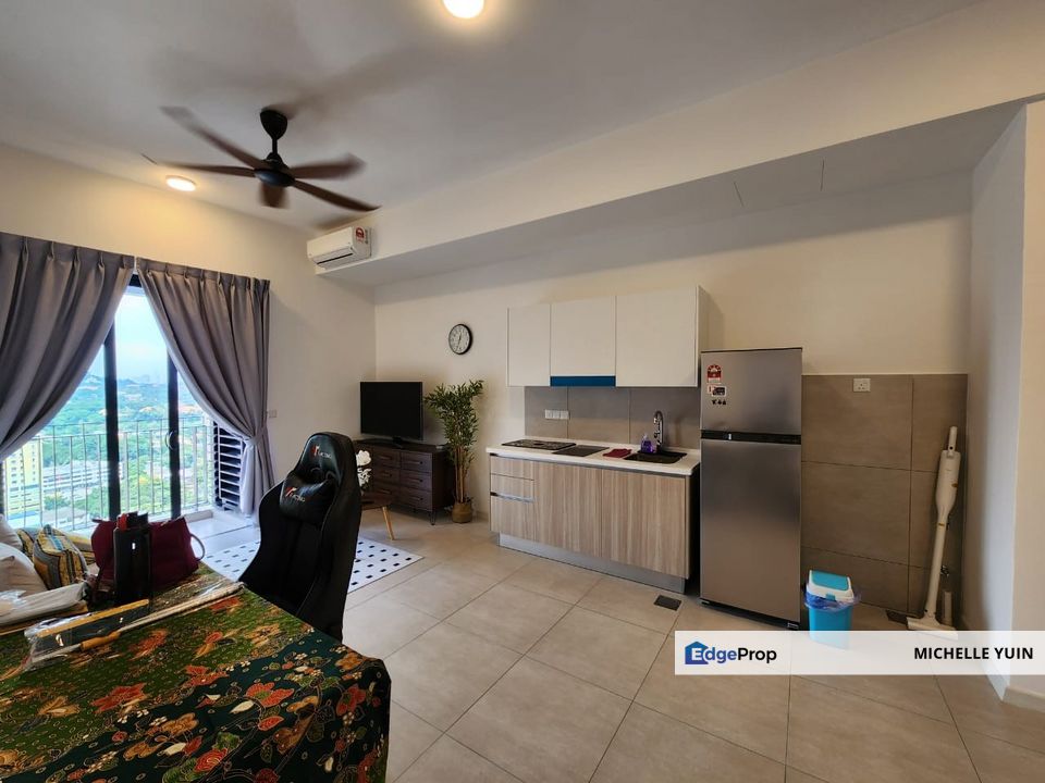 The Pano condo Jalan Ipoh 1R1B Batu Complex Business Centre 1cp fully furnished Sultan Azlan Shah with balcony Sentul West Park actual photo Segambut , Kuala Lumpur, Jalan Ipoh