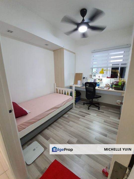 Kiara Designer Suites fully furnished Mont Kiara 3R2B 2cp Garden International School with balcony Segambut Dalam actual photos Sunway 163 mall ready , Kuala Lumpur, Mont Kiara