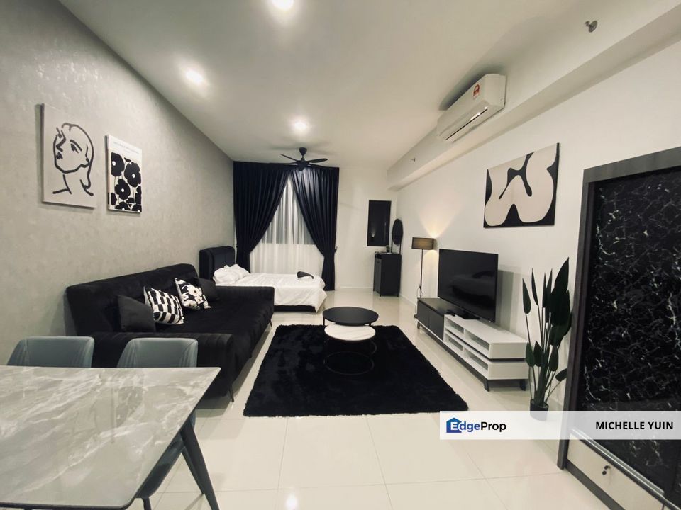 Chambers Residence KLCC condo fully furnished Kamar Putra dual key walk to LRT PWTC actual photo Sunway Putra ready now Sultan Ismail shared entrance , Kuala Lumpur, KL City