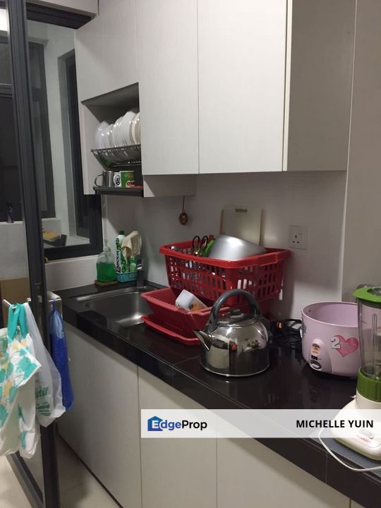 United Point Residence Segambut direct access to mall Block C Sri Sinar North Kiara freehold 2cp side by side high floor pool view, Kuala Lumpur, Segambut