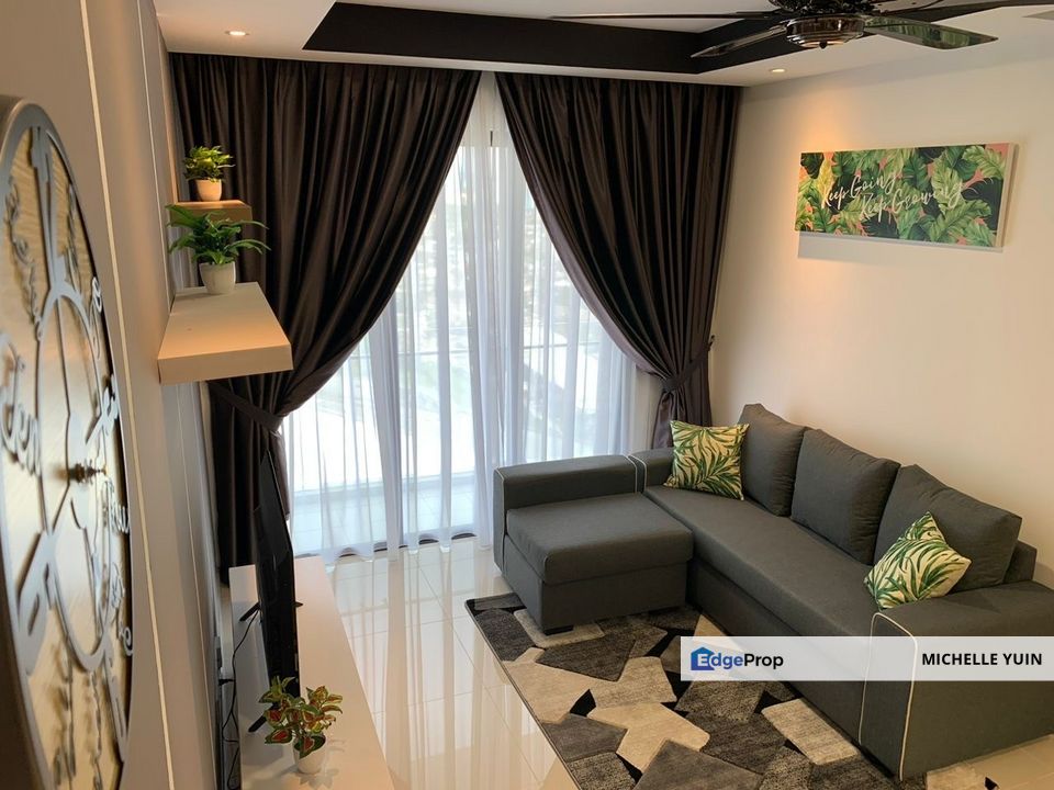 United Point Residence Segambut North Kiara Fully furnished facing KLCC and facilities 2carparks side by side vacant ready, Kuala Lumpur, Segambut