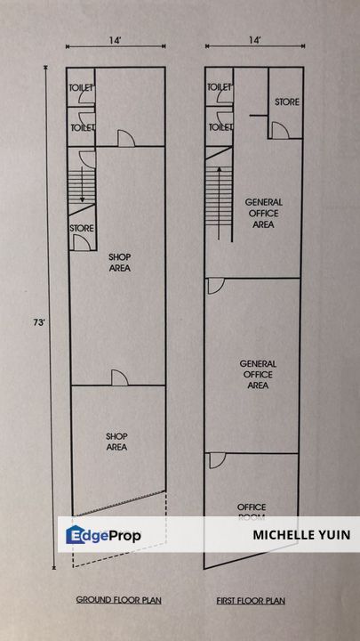 Ground + 1st floor shop office Pudu opposite UTC vacant ready now City Centre , Kuala Lumpur, Pudu