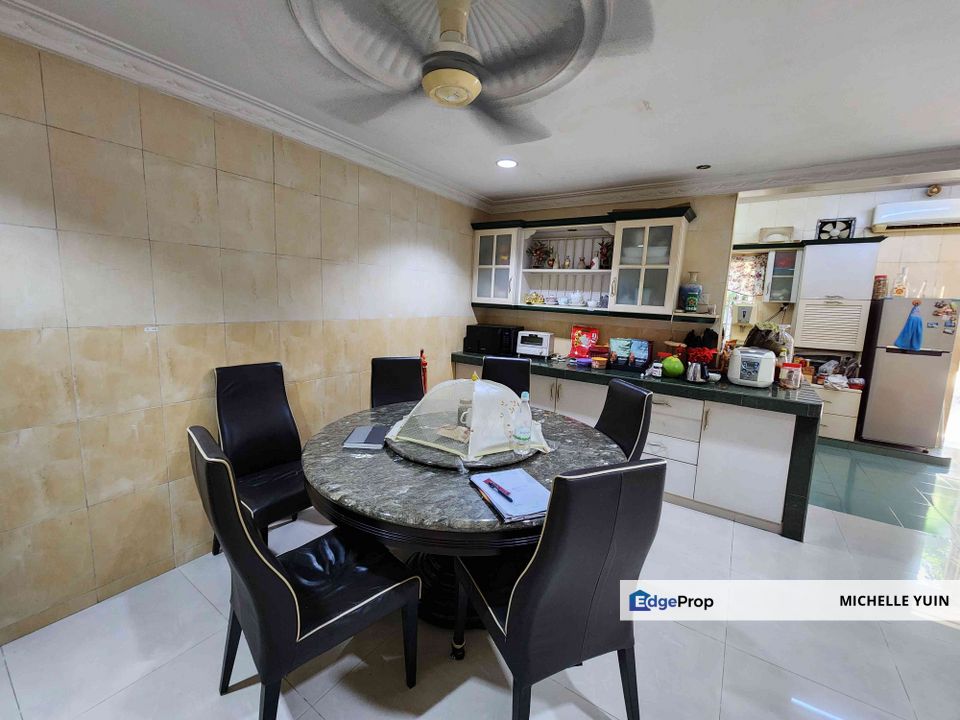 Double storey terrace landed house Taman Bukit Maluri Kepong Menjalara 4R3B kitchen extended Burung Desa Parkcity North Kiara, Kuala Lumpur, Kepong