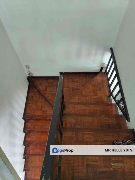 Double storey terrace landed house Bandar Menjalara 62B Kepong Bukit Maluri freehold 3R2B end lot North Kiara Desa Parkcity kitchen extended gated, Kuala Lumpur, Bandar Menjalara