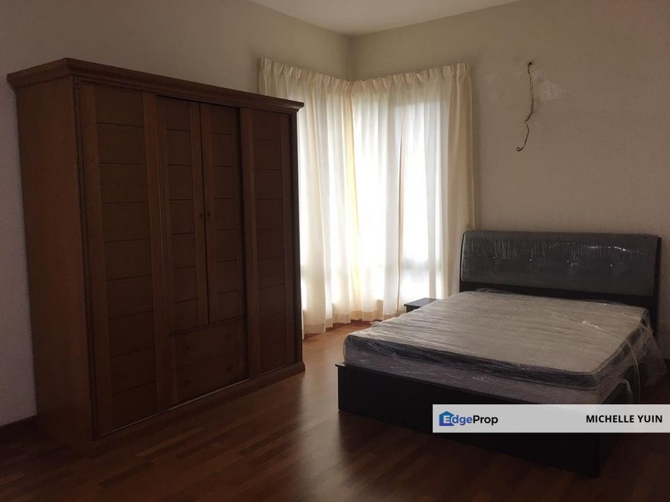 Bungalow Villa Safira Saujana Impian Kajang fully furnished Taman Kantan Permai 6rooms 6+1bath Puncak Saujana Sg Long big car porch Mahkota Cheras, Selangor, Kajang