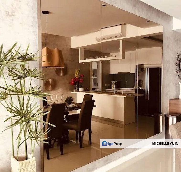 Westside Three 3 Desa Park City fully furnished Mont Kiara 4rooms 3baths Sri Hartamas Duta Kiara 2carparks Segambut Kepong Menjalara facing park, Kuala Lumpur, Desa Parkcity