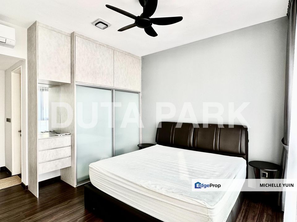 Duta Park Residence Jalan Ipoh Kuching fully furnished 3R2B 2carparks Bukit Tunku with balcony PWTC mid floor vacant ready now, Kuala Lumpur, Jalan Ipoh