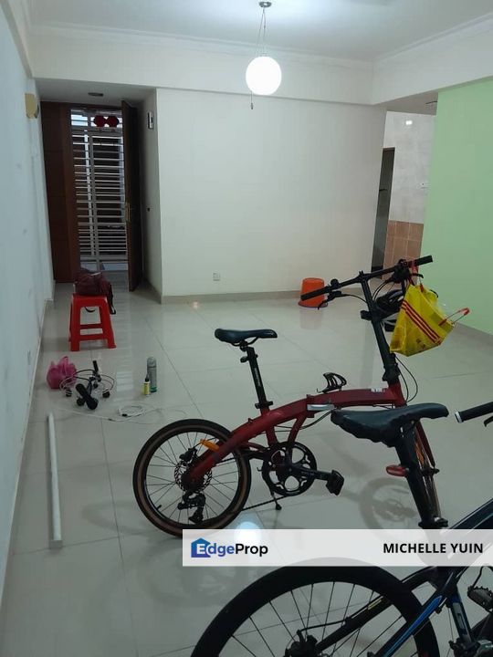 Bukit Segambut Apartment Sri Sinar freehold with strata North Kiara 3rooms 2baths vacant low floor Nova Seri Bayu , Kuala Lumpur, Segambut