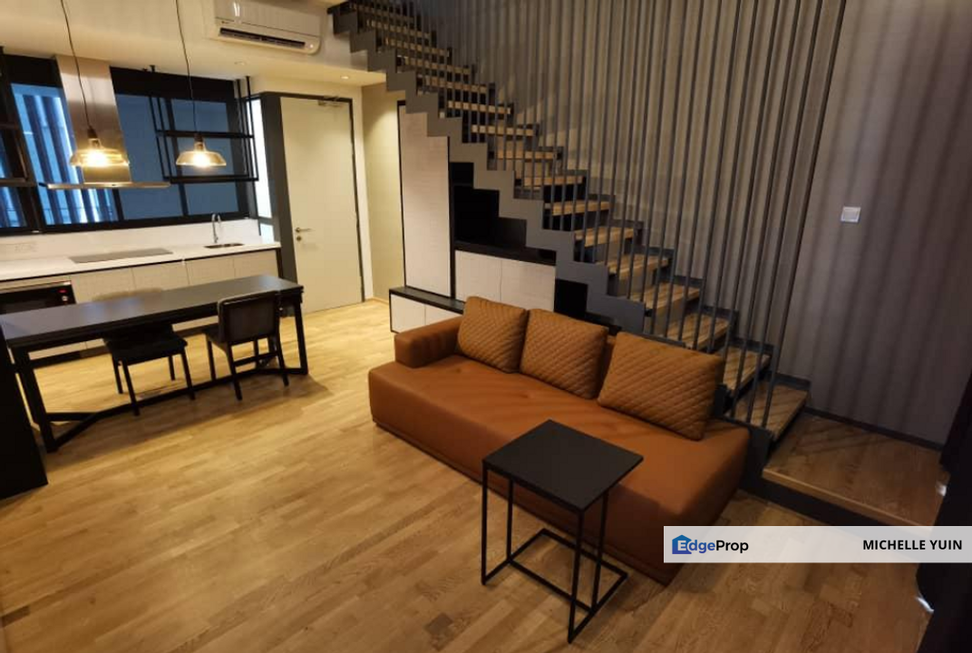 TWY Duplex condominium Mont Kiara fully furnished 1carpark Sri Hartamas low density Dutamas low floor Duta Kiara vacant ready now, Kuala Lumpur, Mont Kiara